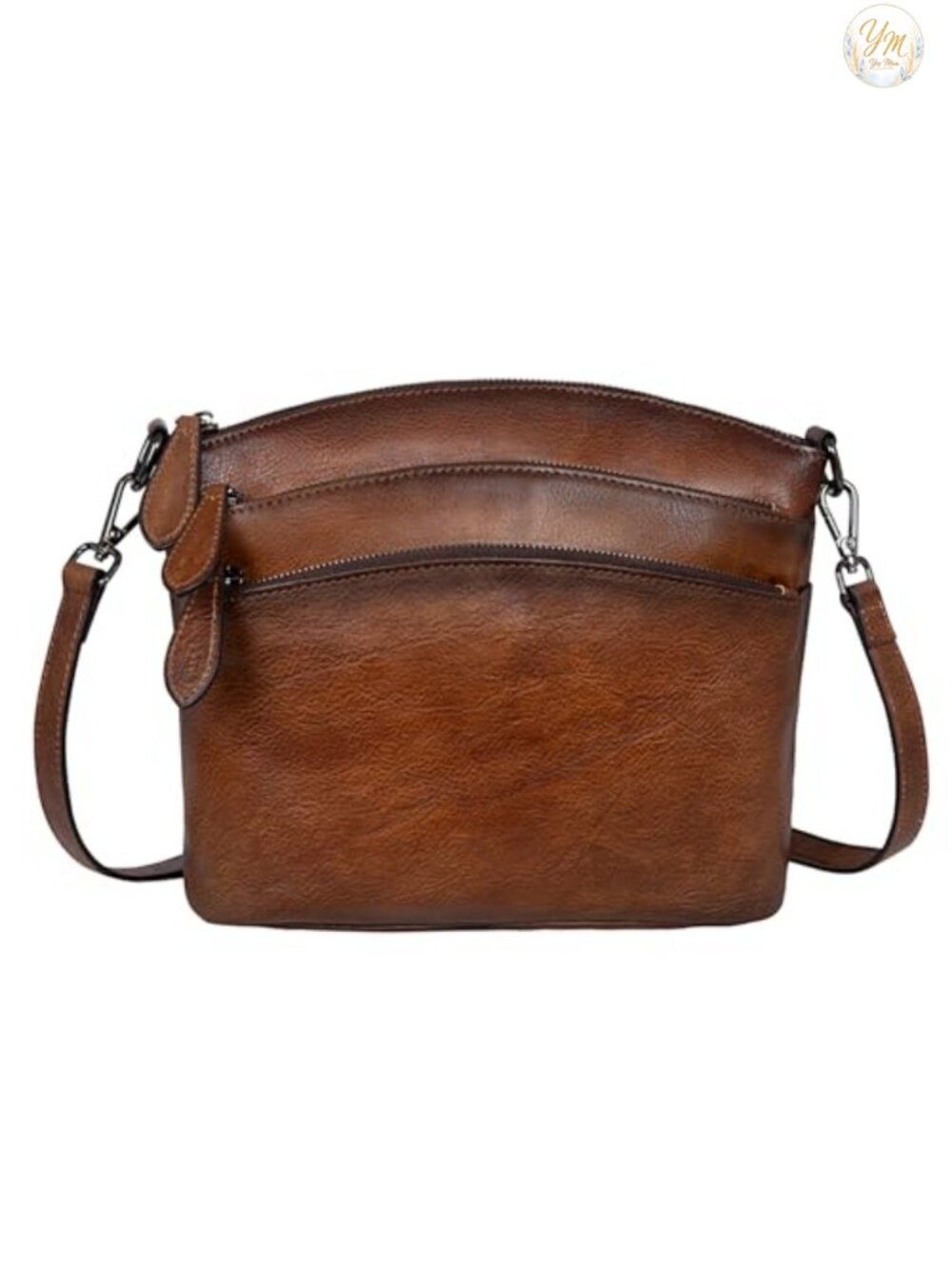 Genuine Leather Crossbody Bag Women Vintage Shoulder Handbag Travel